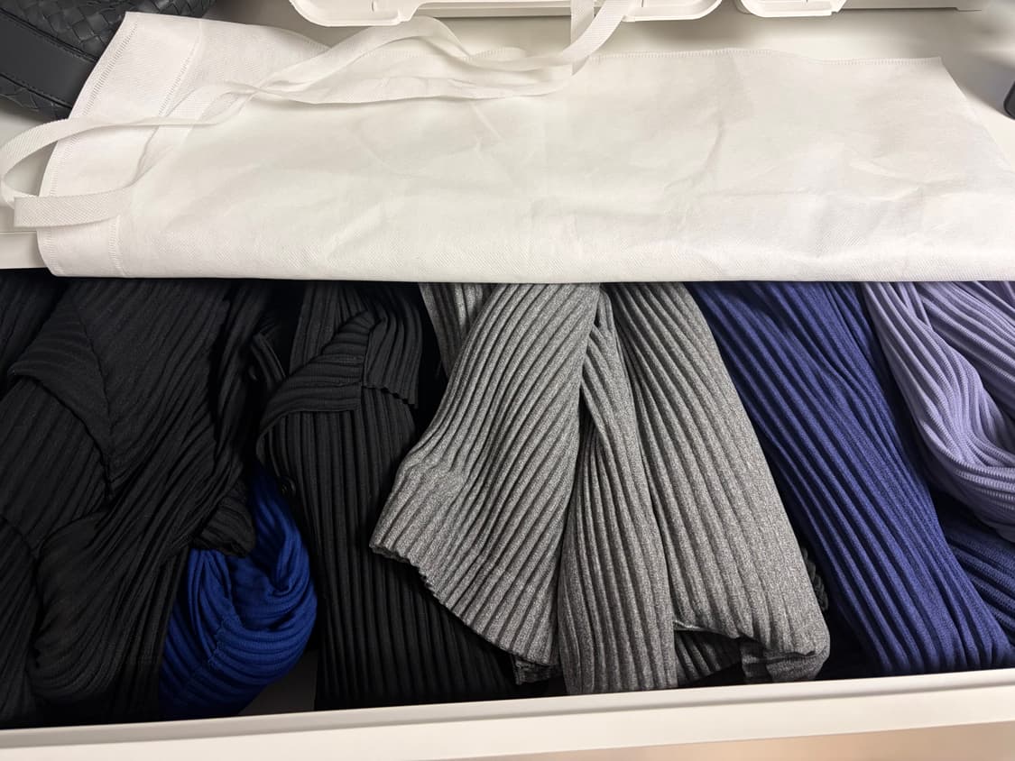 옴므플리세 후드 아노락 다크블루 3사이즈 상품이미지5