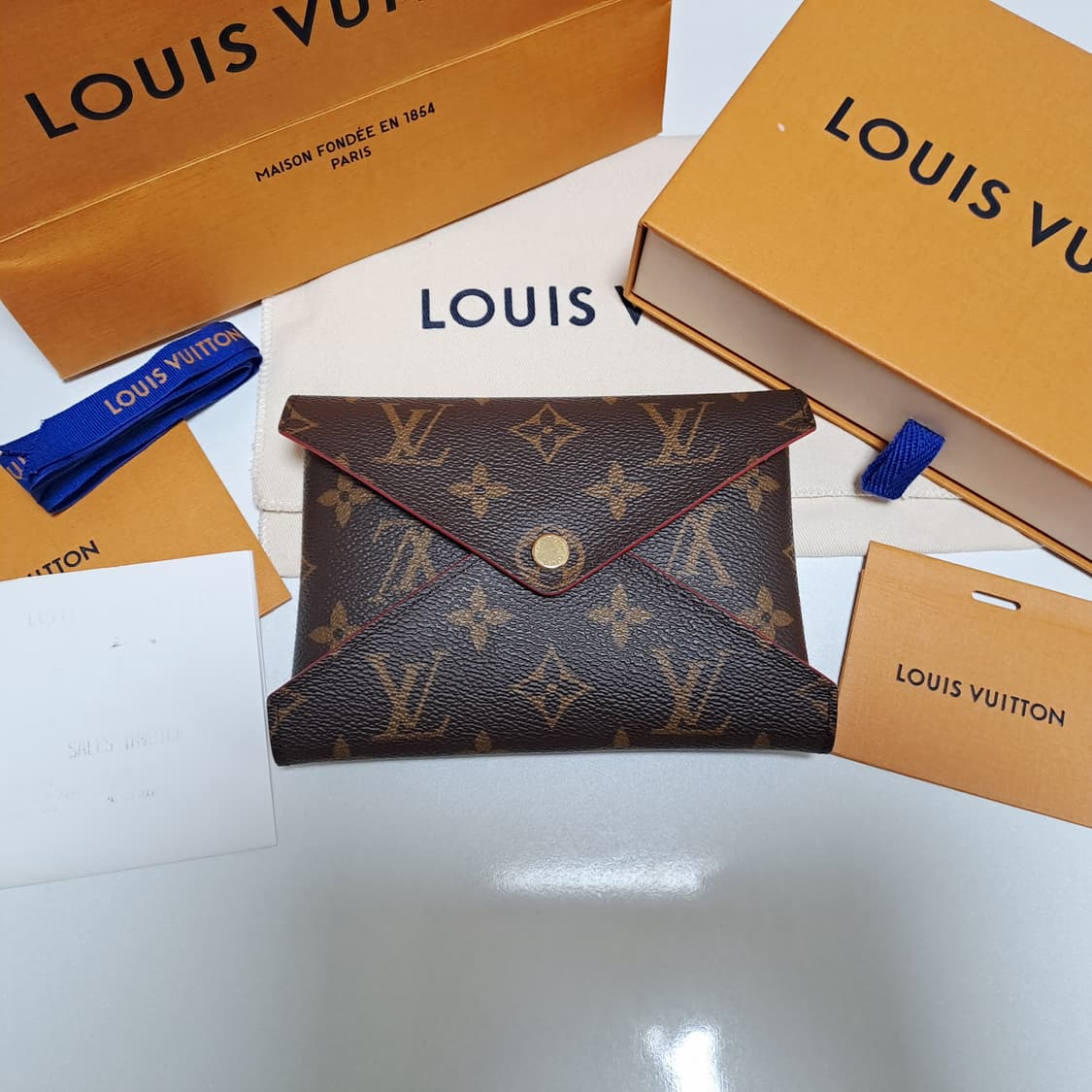 [100%정품/풀세트] 루이비통 키리가미 중 사이즈, 루이비통클러치 상품이미지10