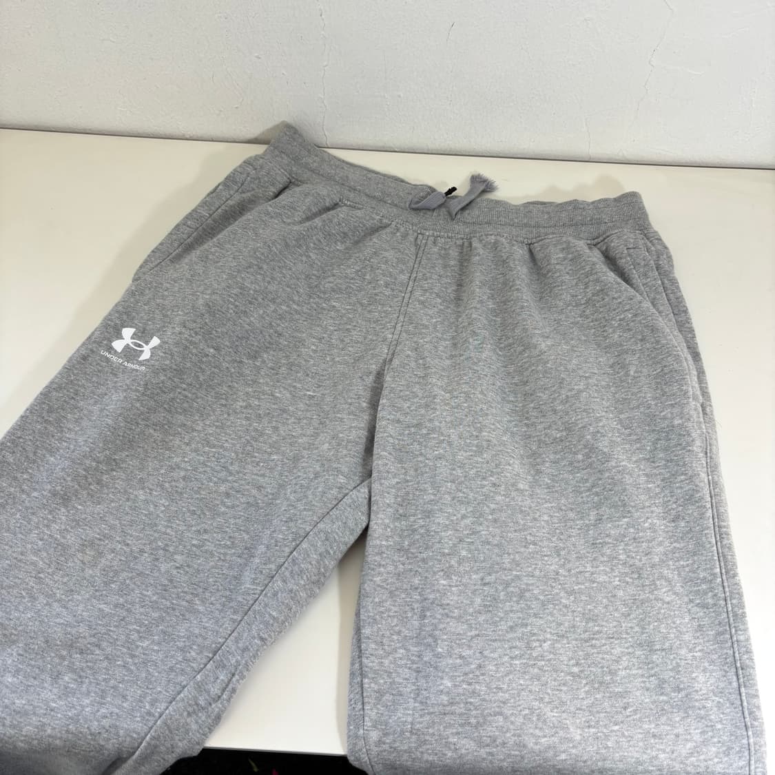 XXL 언더아머 그레이 레굴러핏 면 트레이닝팬츠 상품이미지1