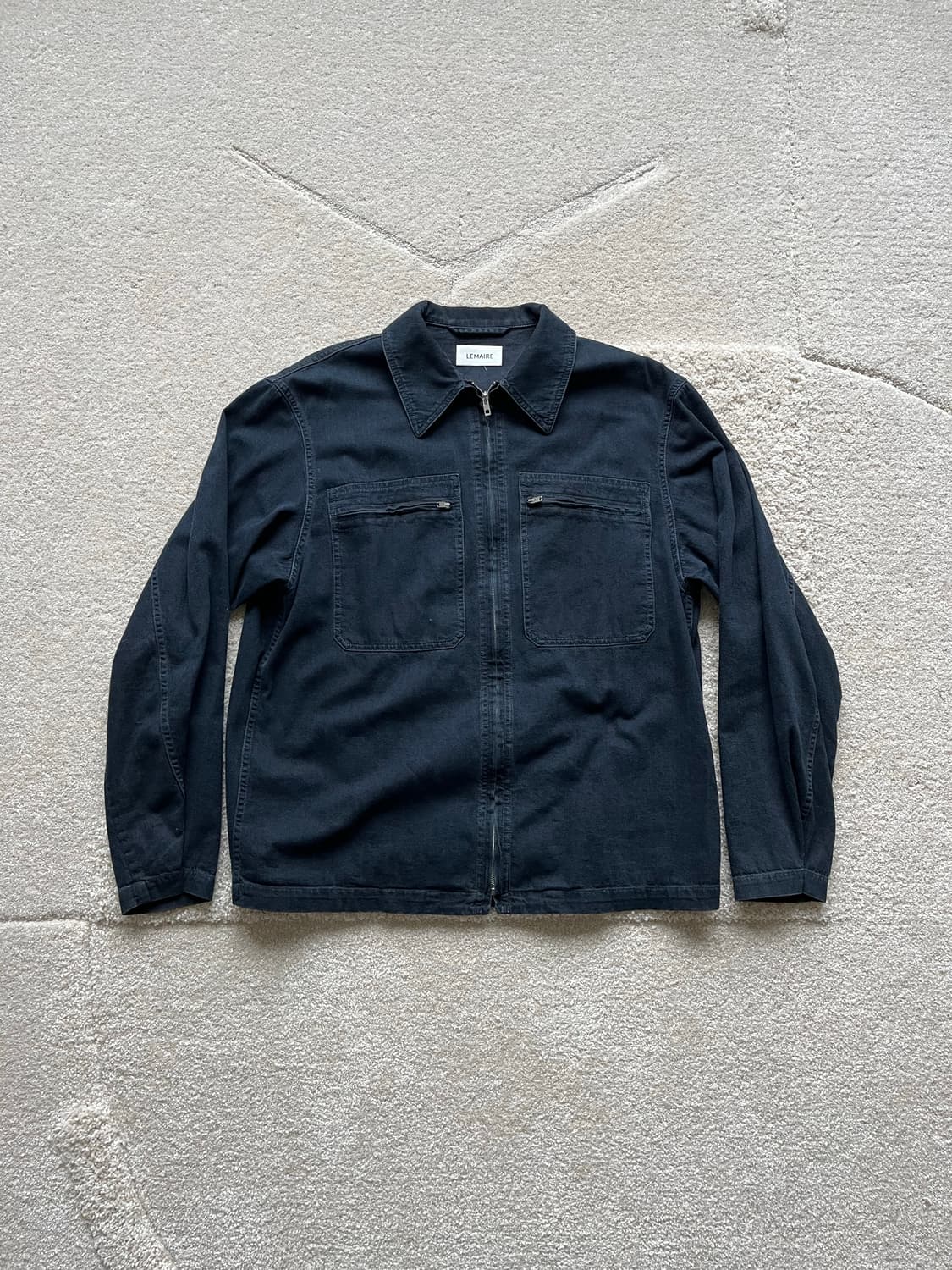 르메르 집업 데님 자켓 미드나잇 블루 (103-105) 상품이미지2