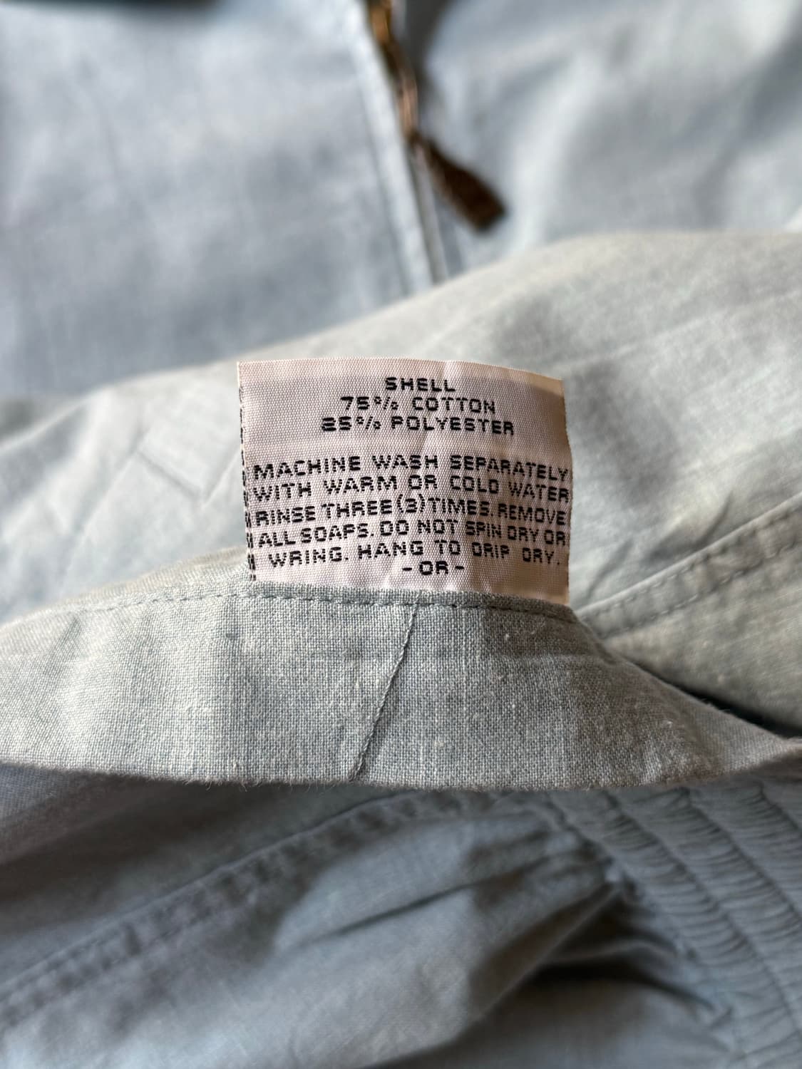 [L]60's 런던포그 Made in USA 샴브레이 드리즐러 자켓 상품이미지7