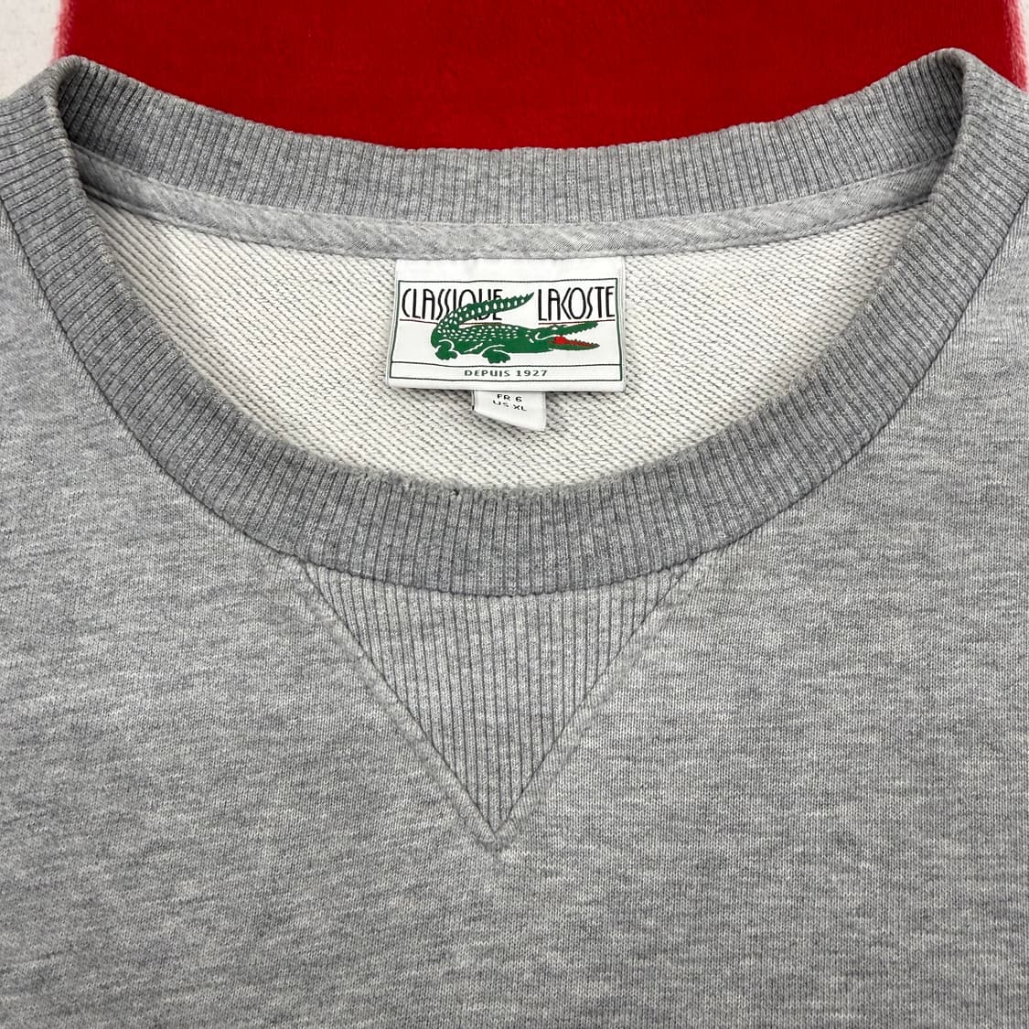 라코스테 베이직 크루넥 맨투맨 110 상품이미지4
