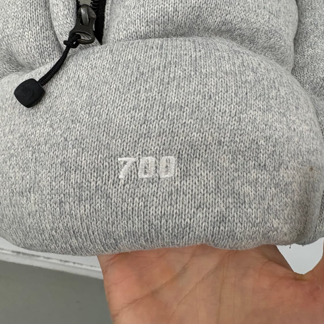 노스페이스 700 눕시 패딩 베스트 그레이 S 상품이미지3