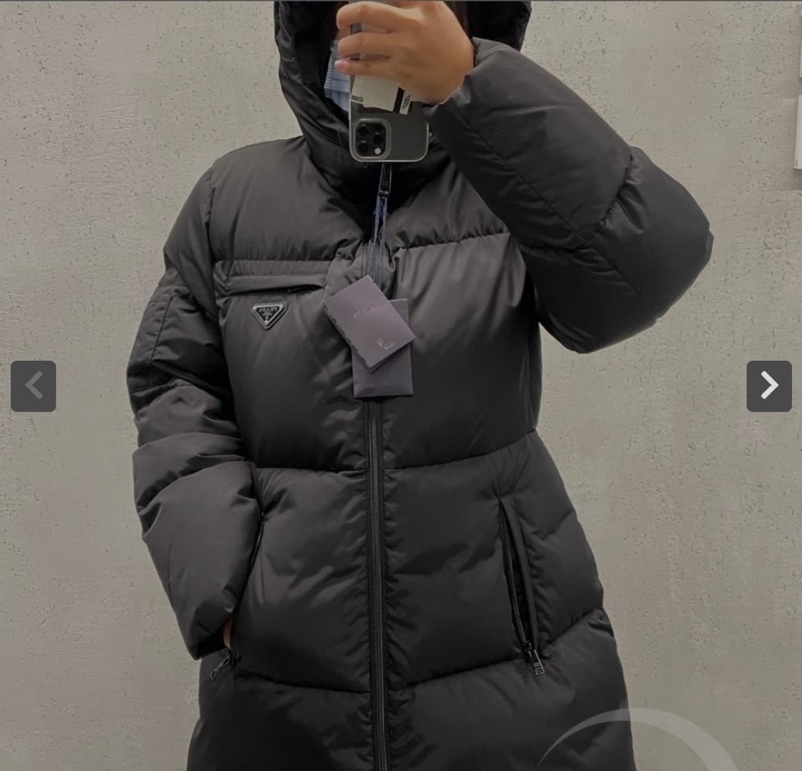 프라다 리나일론 구스 패딩 상품이미지1