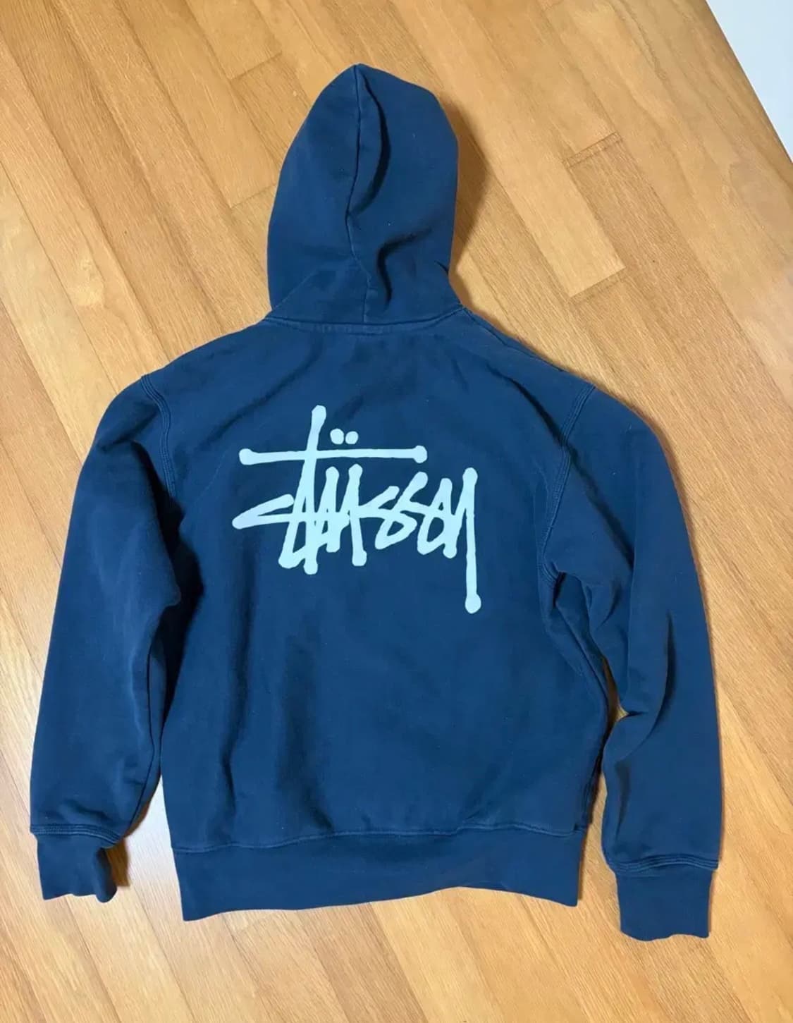 스투시 후드티 네이비 S 상품이미지6