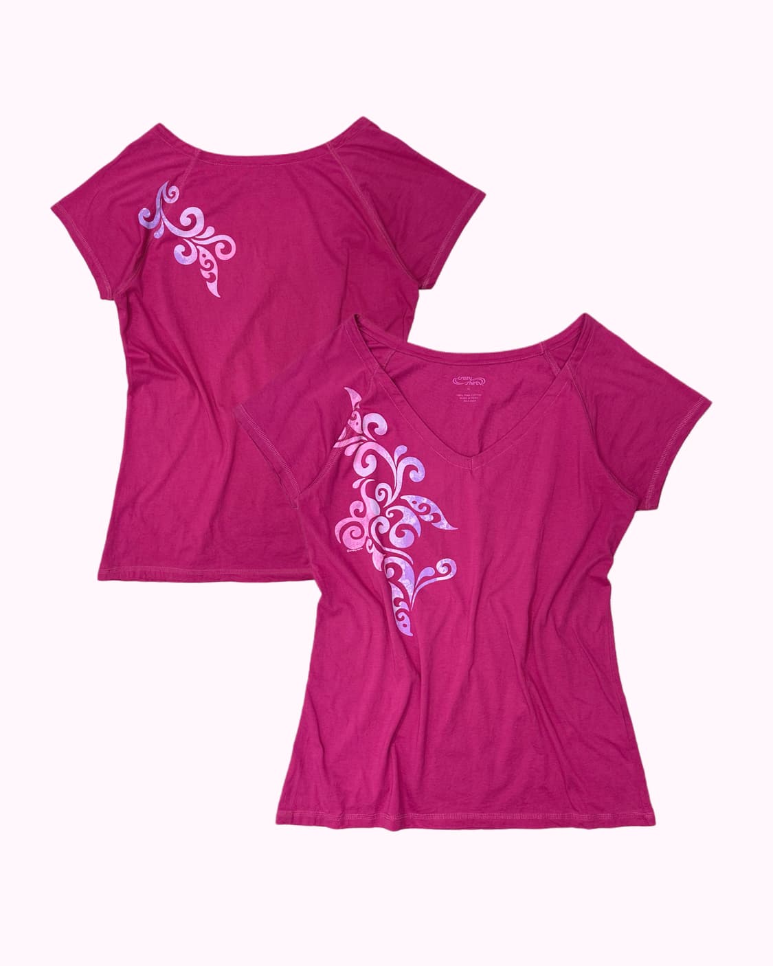 magenta pima cotton t-shirt 상품이미지1