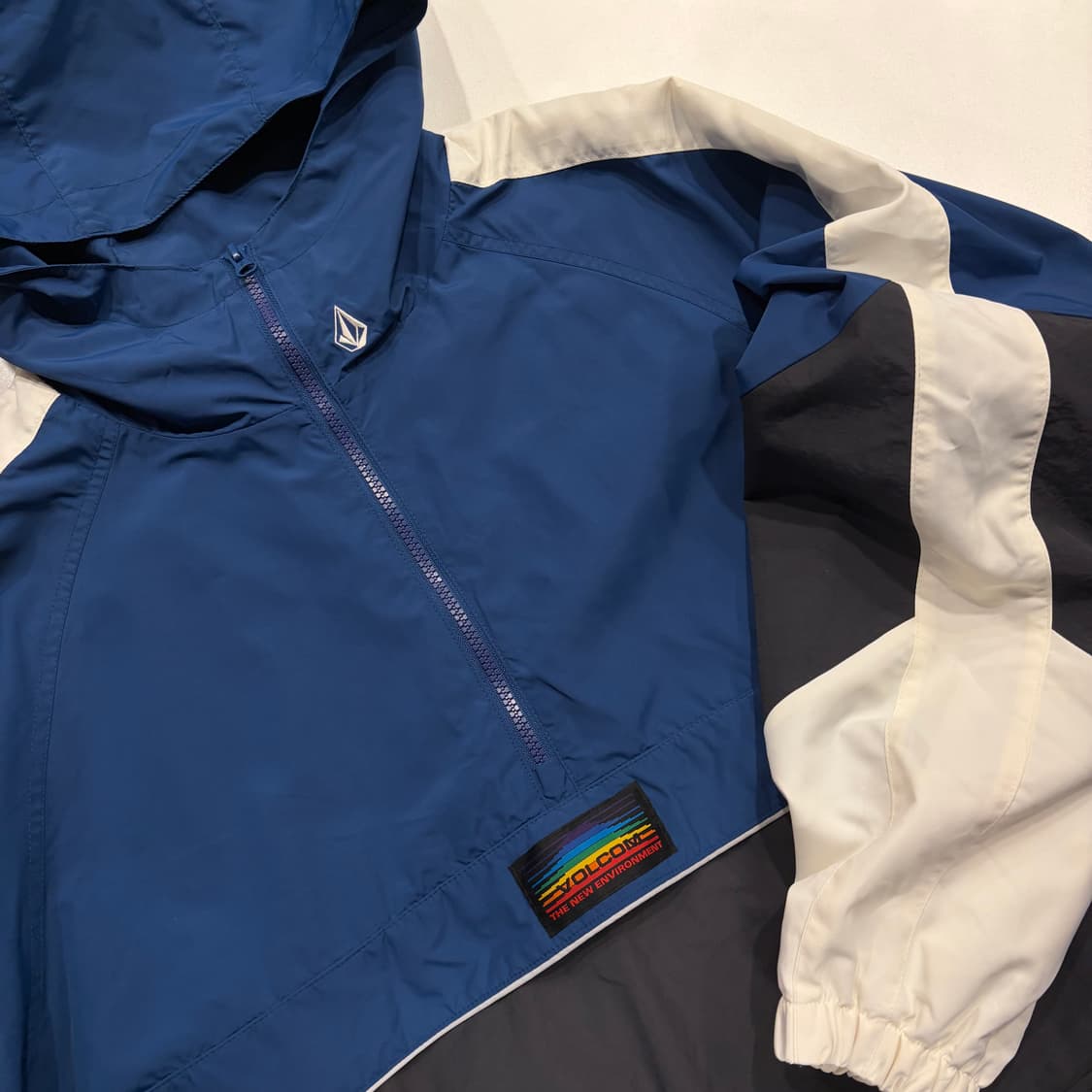 [M] 볼컴 블루 아노락 후드 바람막이 C9 상품이미지3