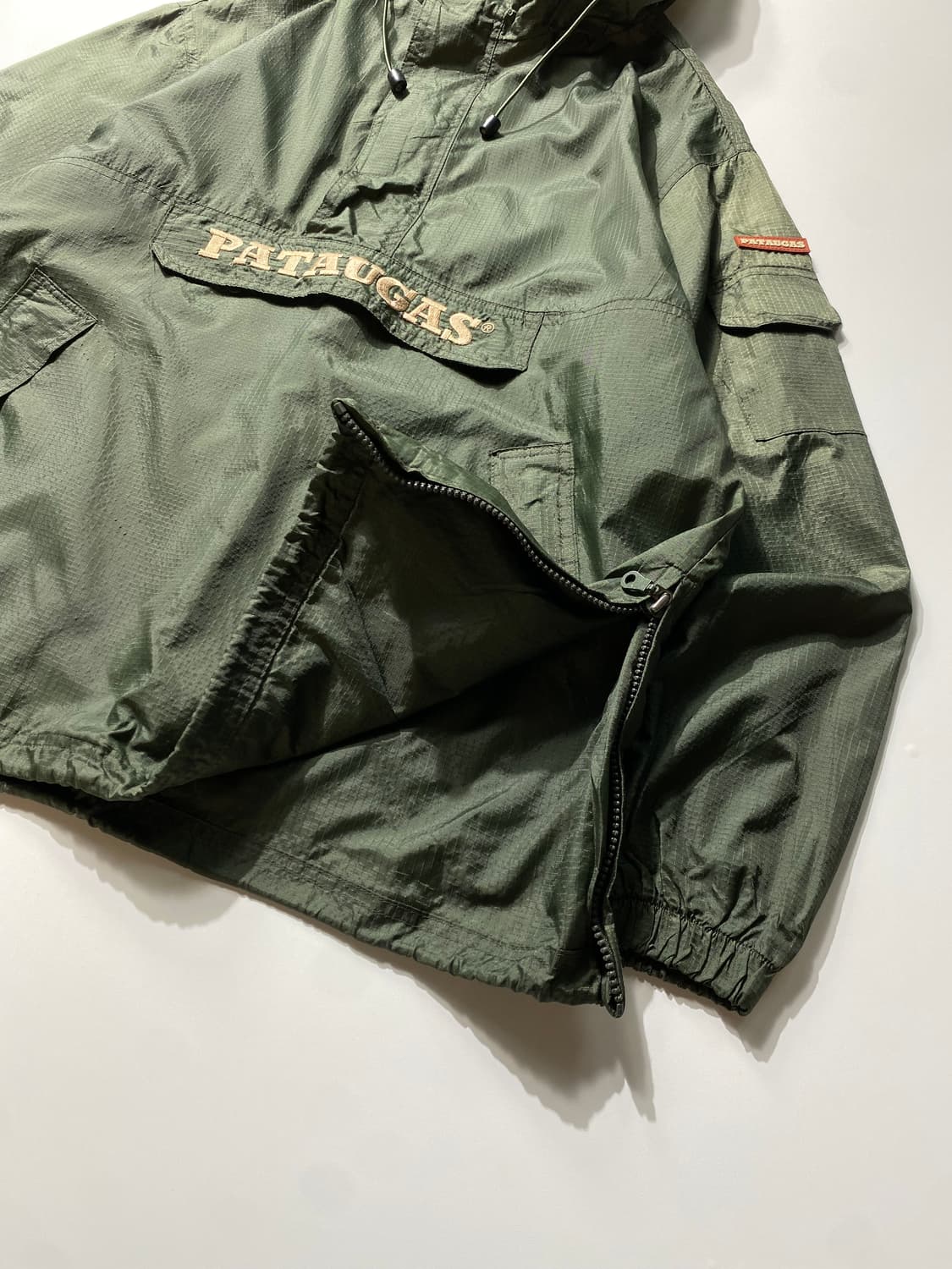 [M] 90s Pataugas 립스탑 나일론 아노락 상품이미지4
