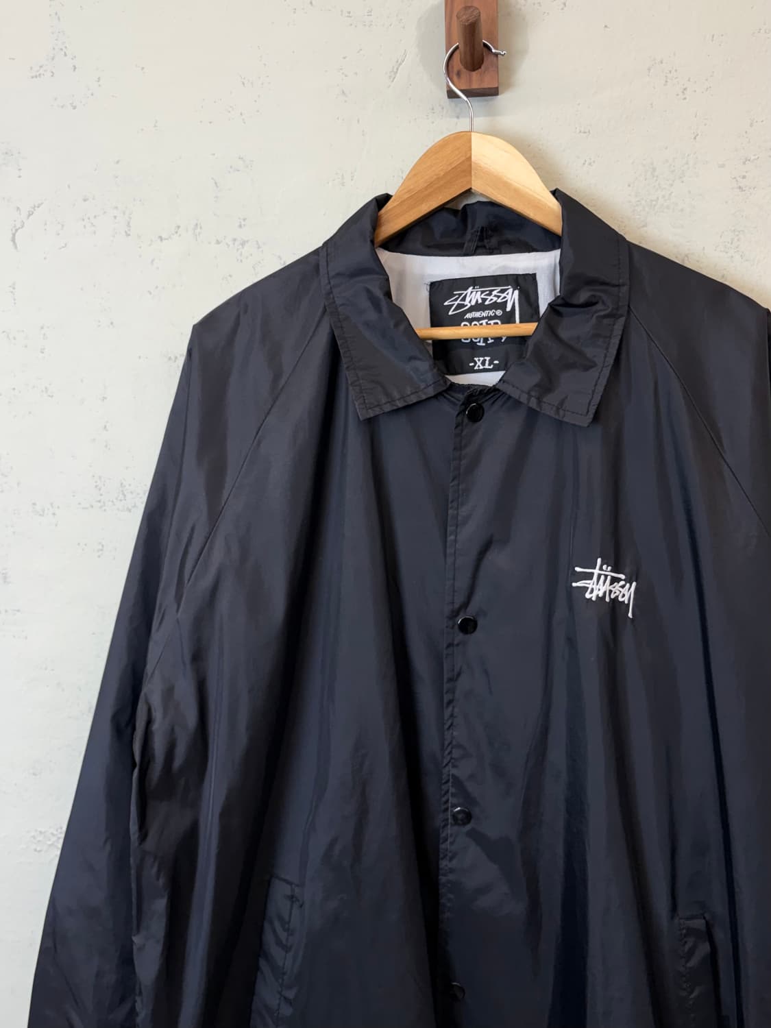 스투시 빈티지 코치자켓 블랙 상품이미지5