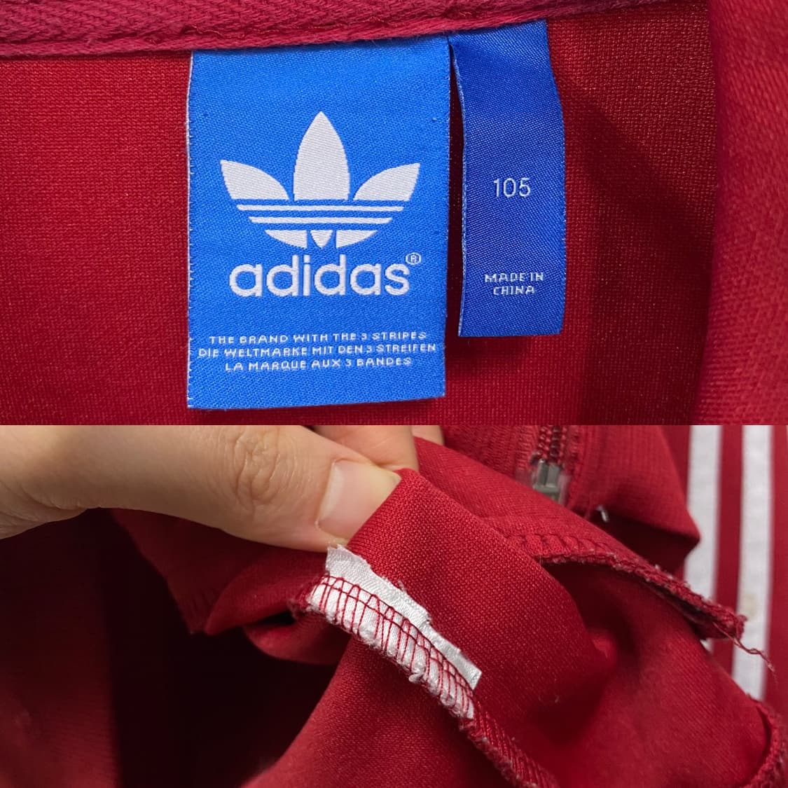 아디다스 파이어버드 트랙탑 레드 상품이미지4