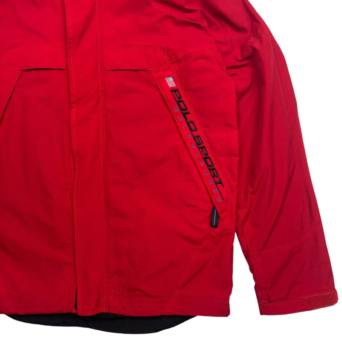 폴로 스포츠 레드 바람막이 M 상품이미지3