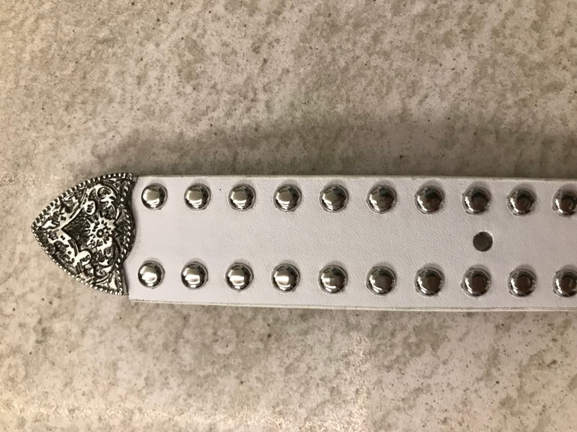 화이트 y2k 벨트 상품이미지3