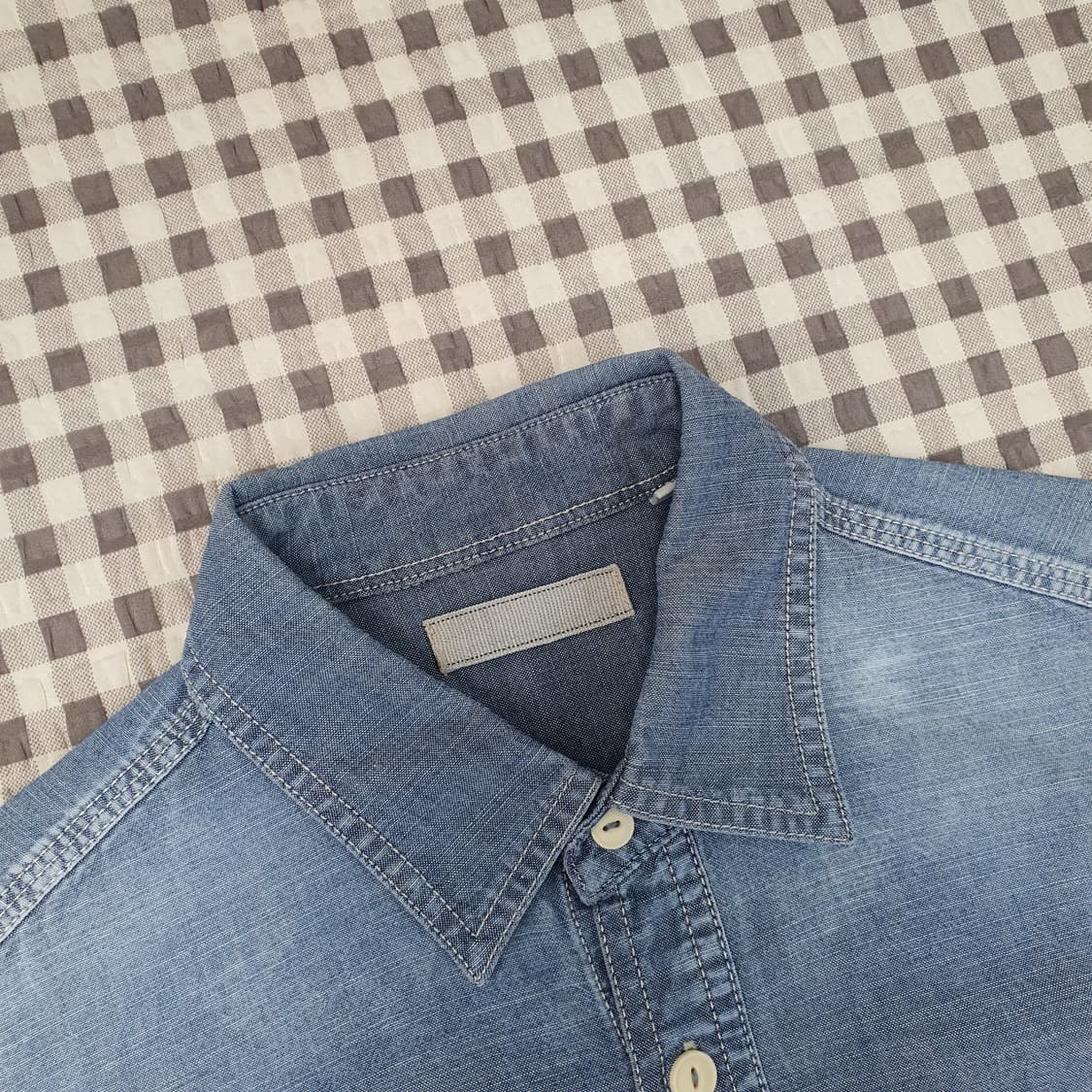 유니클로 데님 청셔츠 남자95 상품이미지2