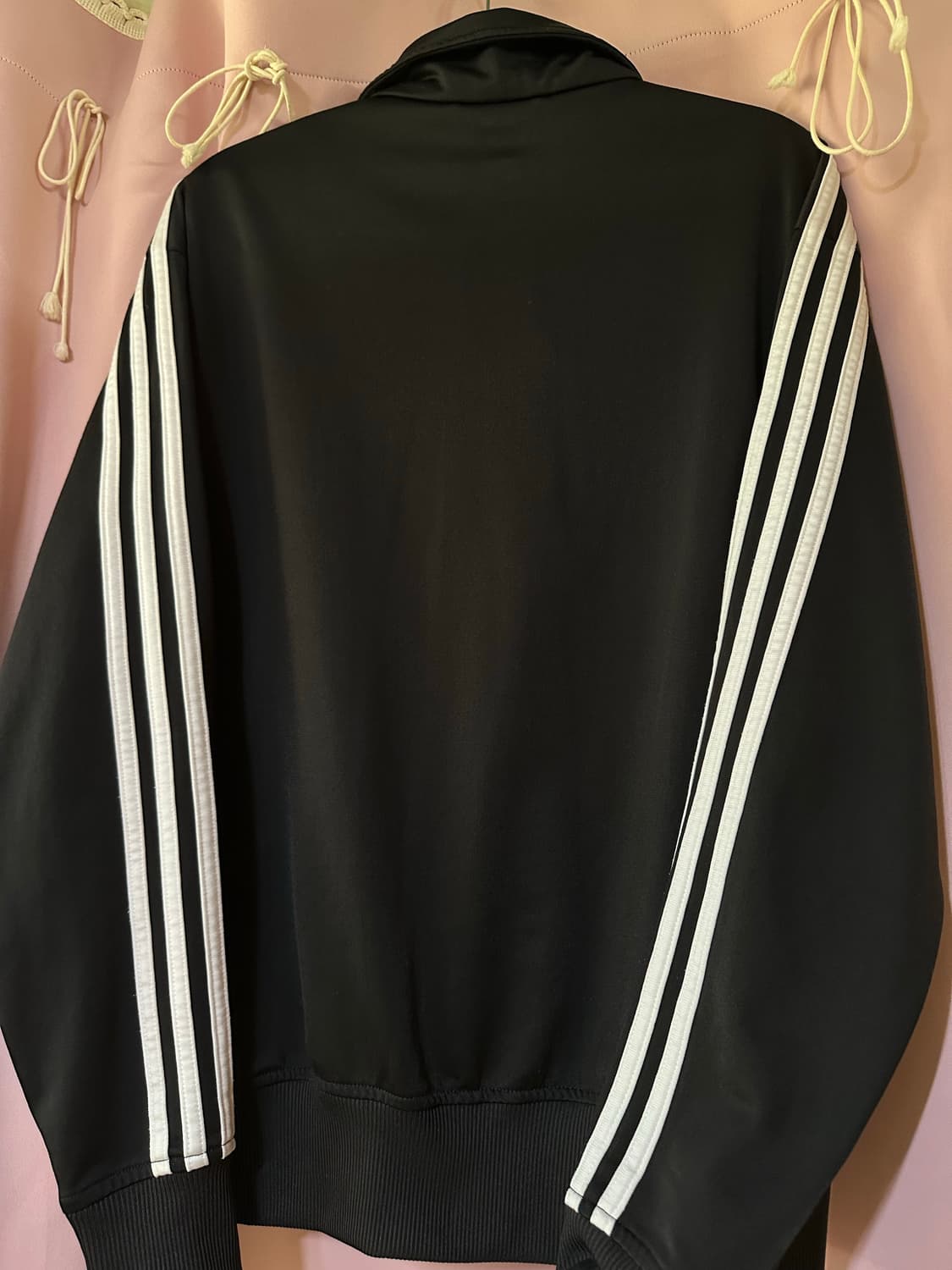 아디다스져지 아디다스 파이어버드 블랙 화이트 불꽃져지 트랙탑 집업 상품이미지3