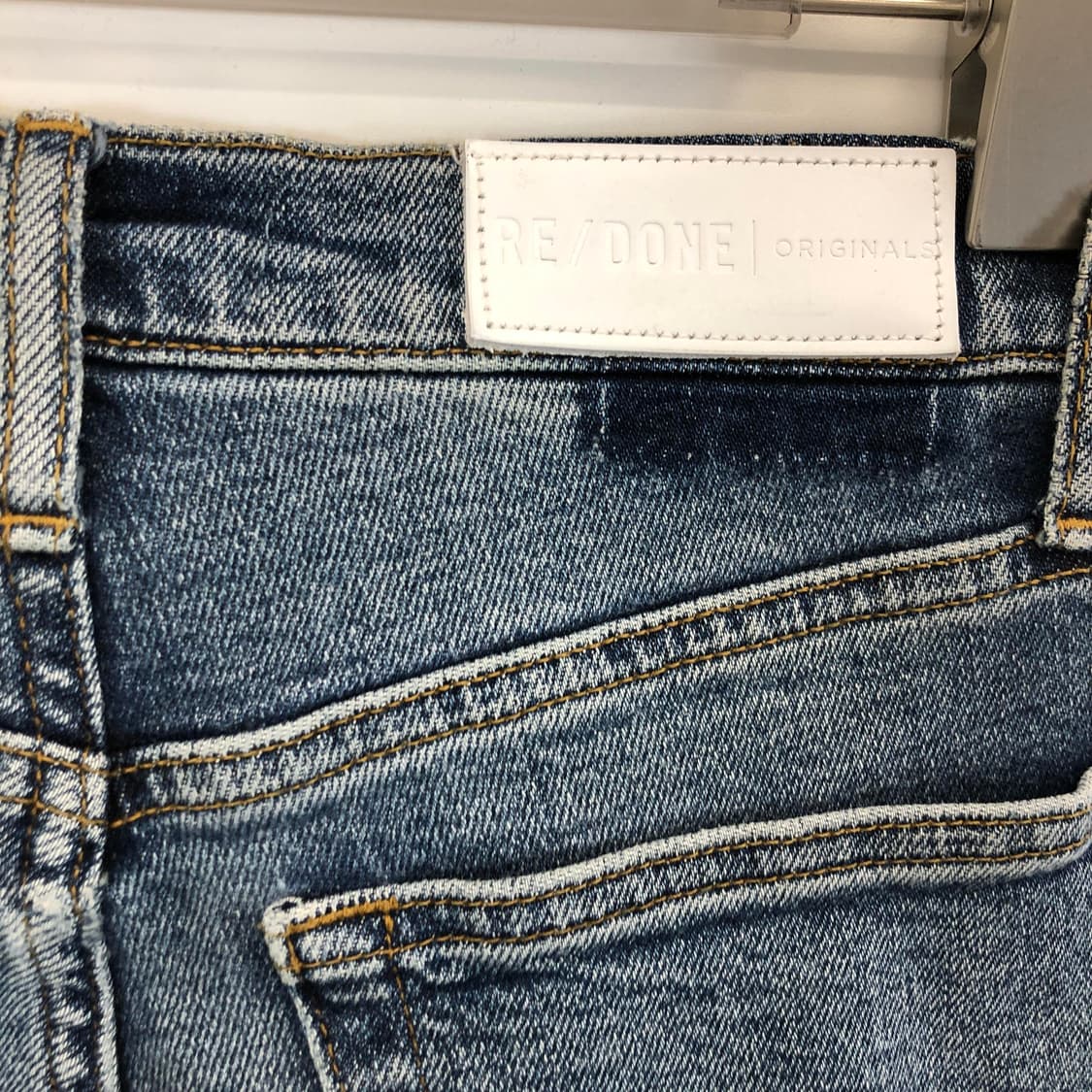 RE/DONE 리던 오리지널 화이트패치 데님진 25 인치 상품이미지3