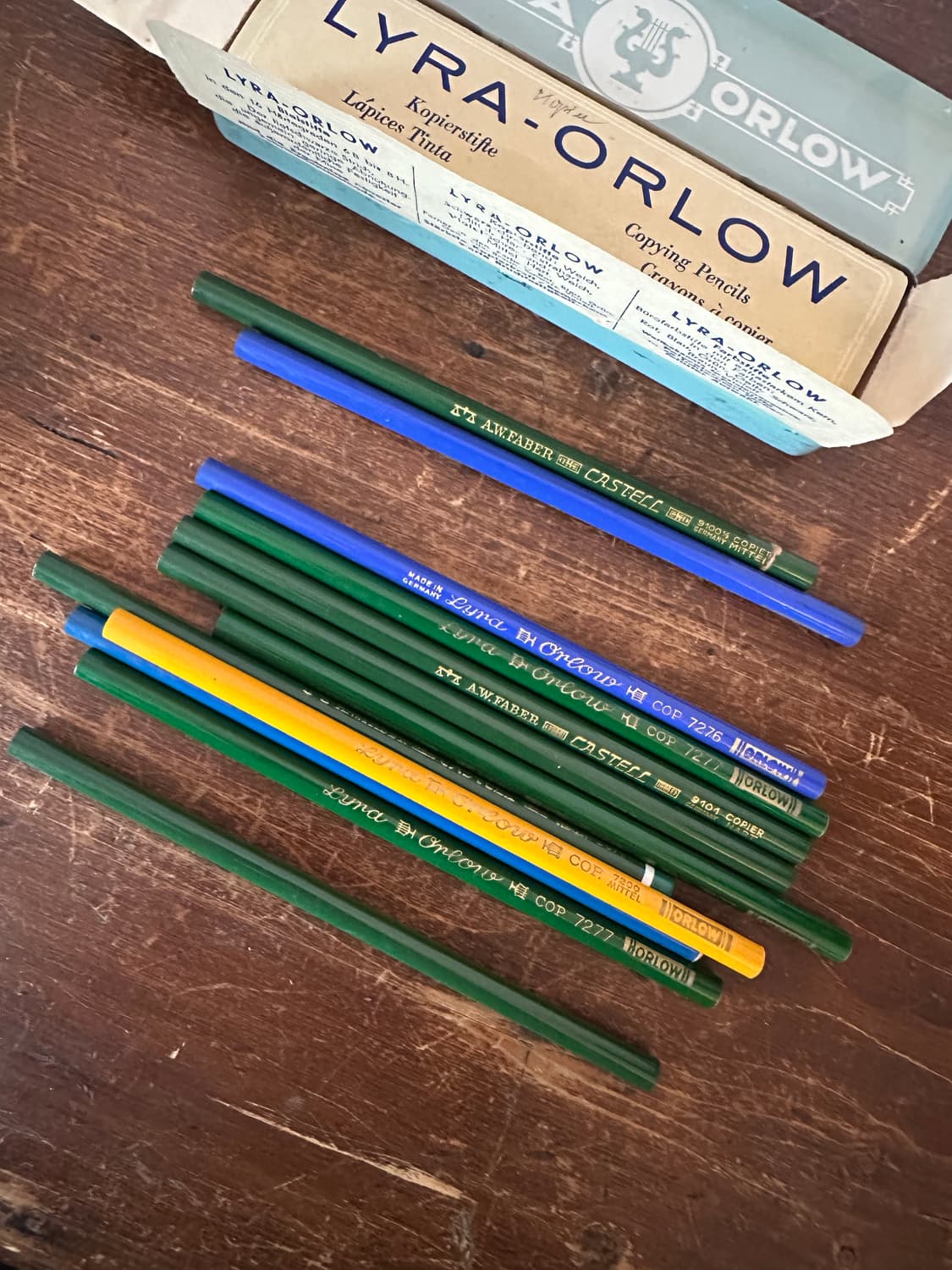 독일)빈티지 리라 연필, 필통(새상품) 상품이미지2