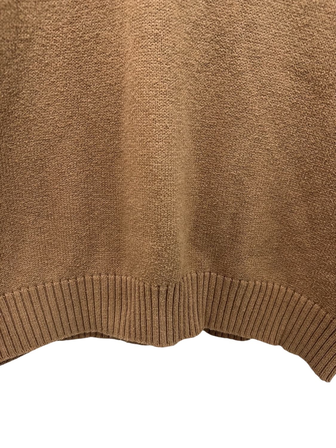 00s 폴로 반집업 니트 브라운베이지 (XL~2XL)  상품이미지5