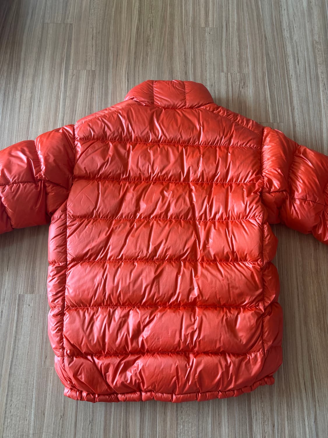 몽벨 알파인 다운 자켓 XL 선셋 오렌지 상품이미지4