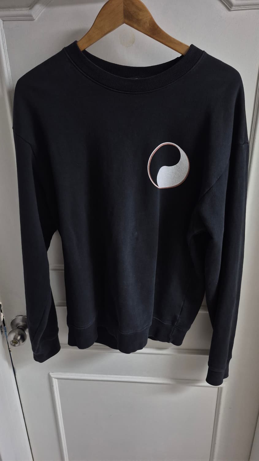 [M] 스투시 아워레가시 드롭 쉐도우 맨투맨 블랙 상품이미지4