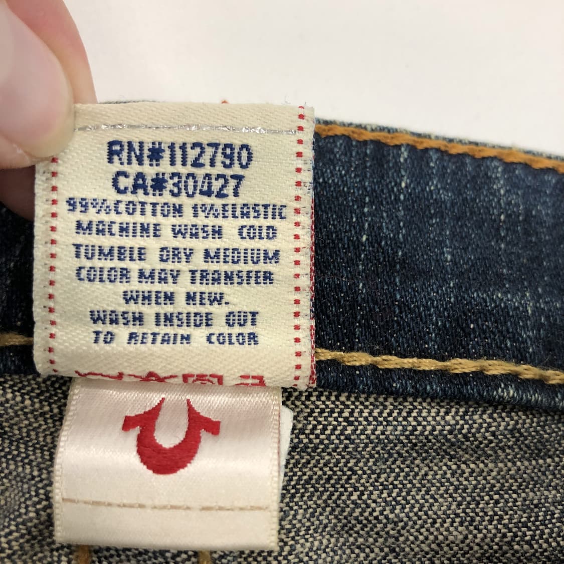 트루릴리전 JEOY USA 부츠컷 데님진 25 인치  상품이미지7