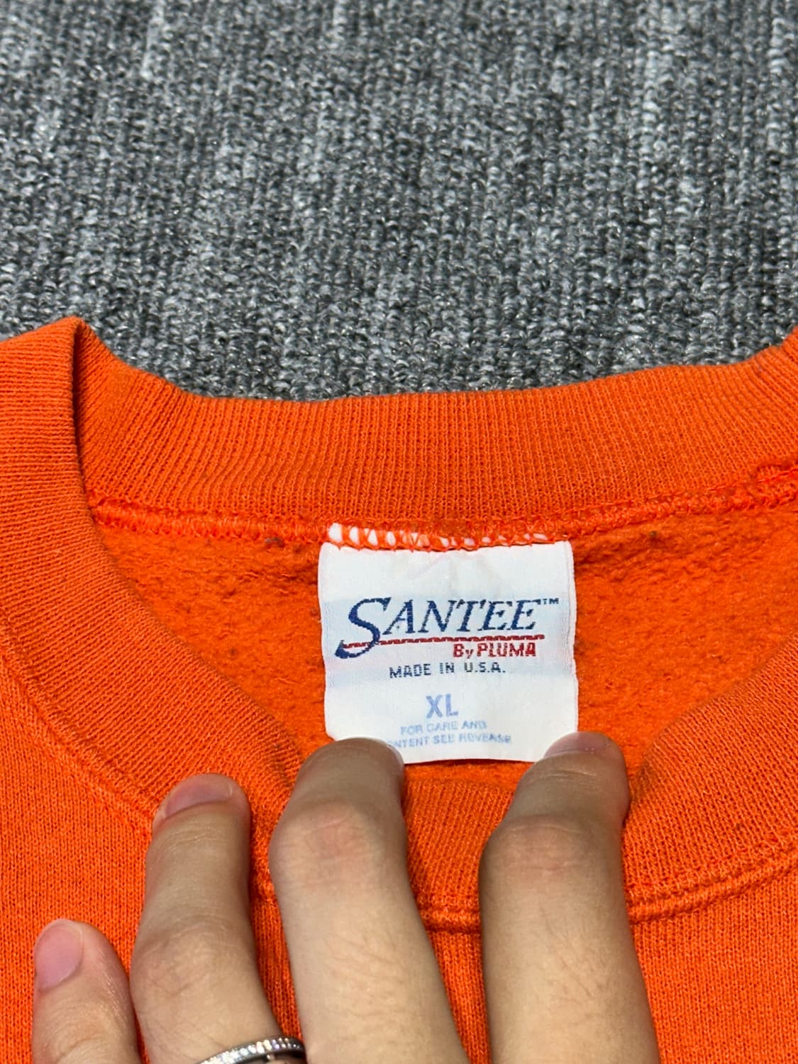 90s made in U.S.A Santee 맨투맨 XL 상품이미지3