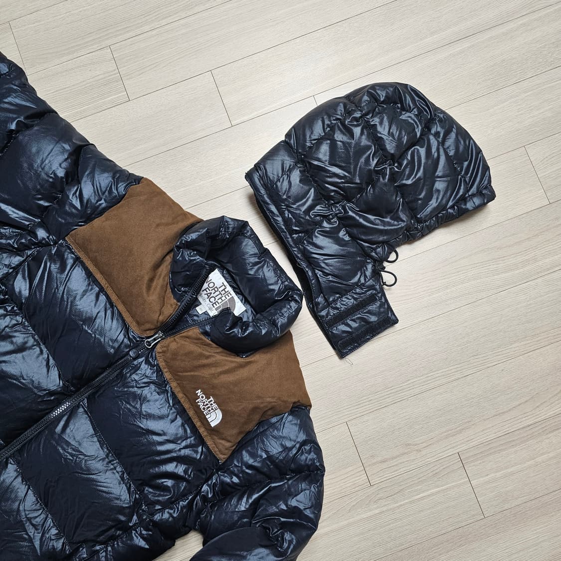 M 85 ) 노스페이스 눕시 구스다운 패딩 스웨이드 리미티드 여성 우먼 상품이미지2