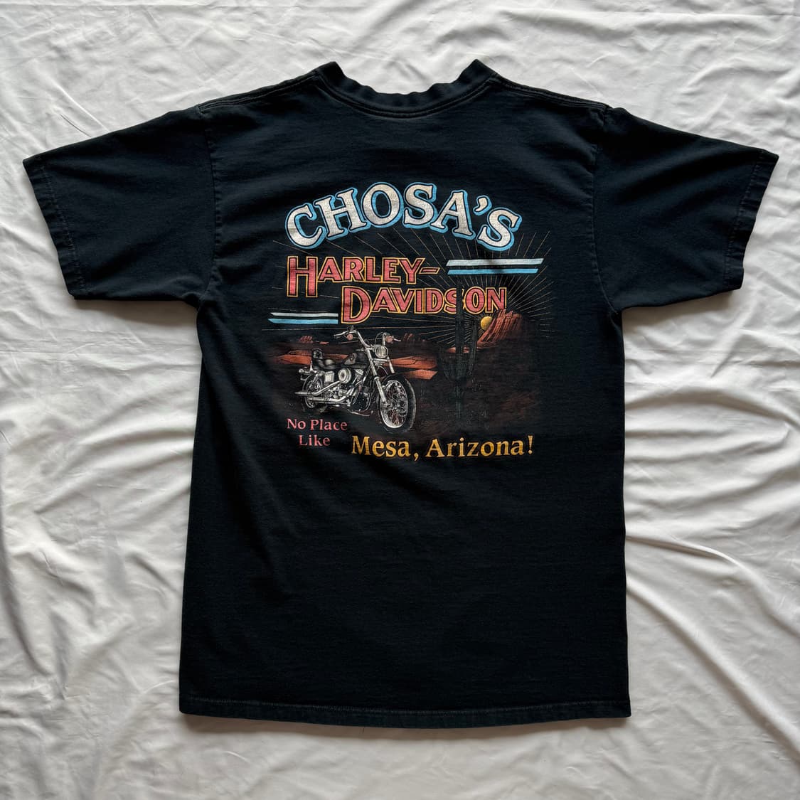 1998 Made in USA 할리 데이비슨 플레임 티셔츠 상품이미지2