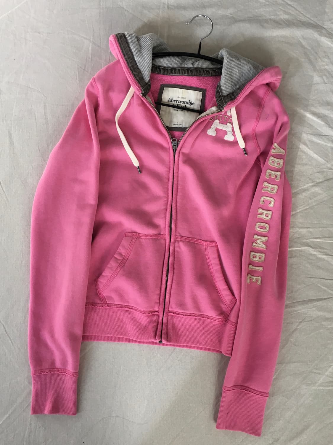 아베크롬비 스펠로고 후드집업 상품이미지3