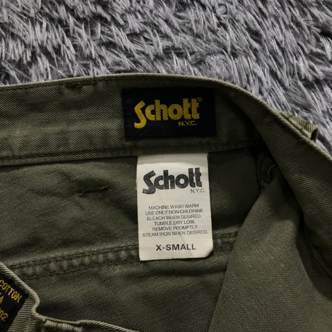 [[XS(60-68), 공용] 쇼트(SCHOTT) 빈티지 카고 팬츠 상품이미지5