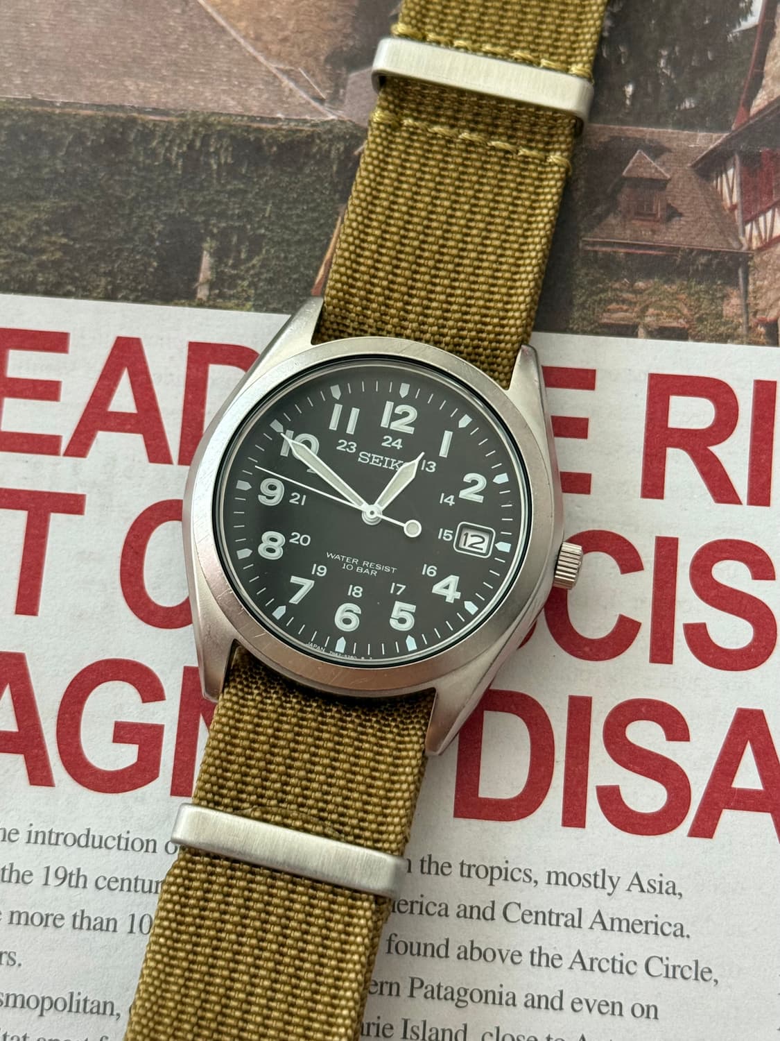 Seiko 세이코 쿼츠 미군 밀리터리 필드 1997 상품이미지1