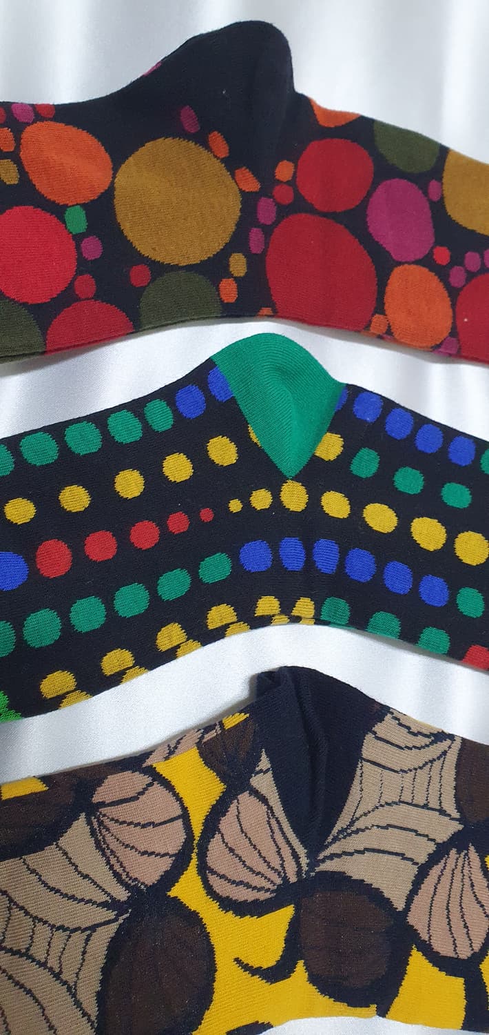 그린 옐로우 도트 CONNISTINE MUSEUM 코니스틴 뮤지엄 양말 상품이미지7