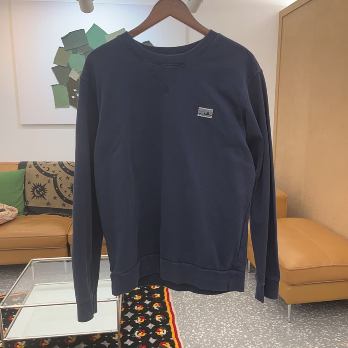 파타고니아 빈티지 캐주얼 스몰로고 맨투맨 M C07403 상품이미지3