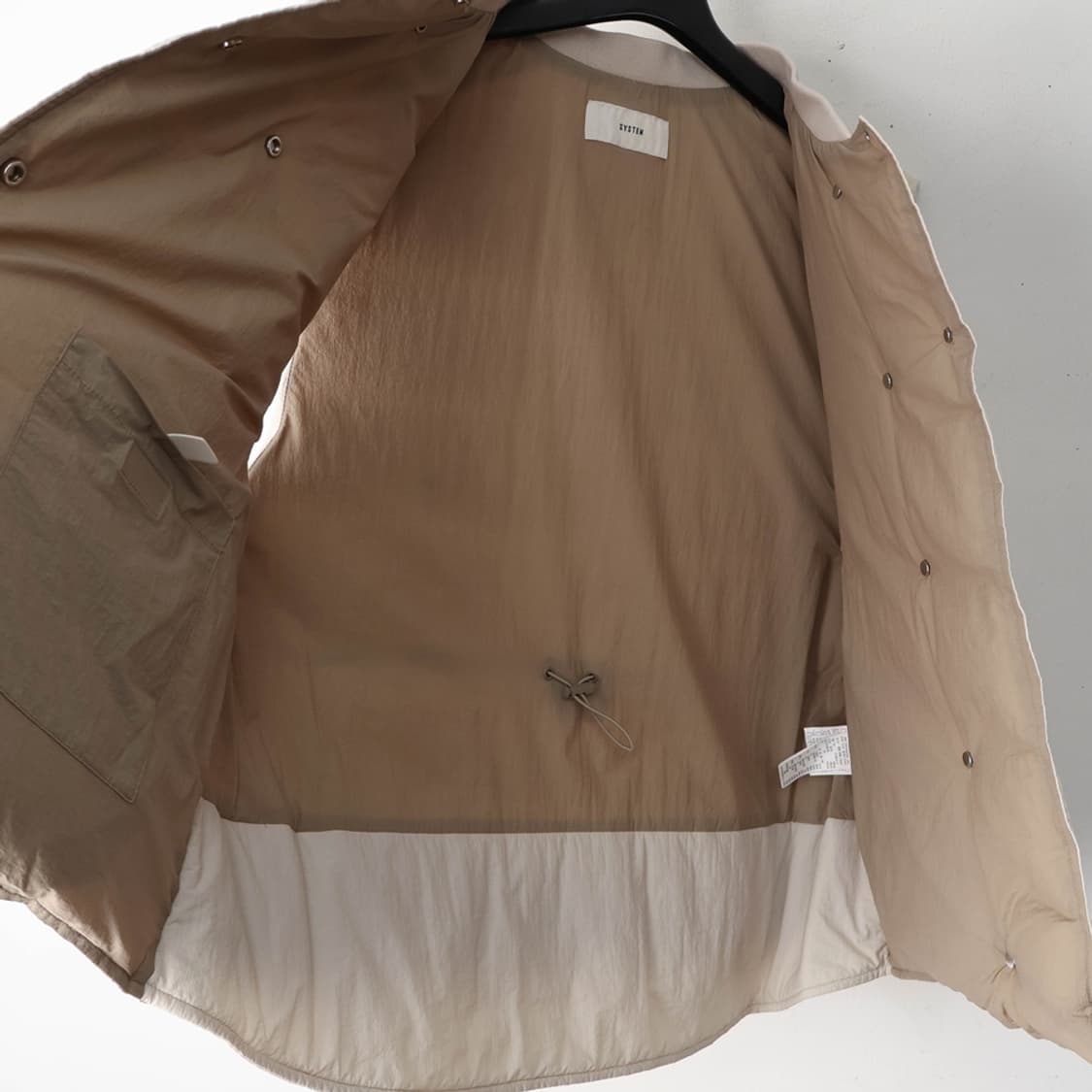 66/시스템 구스다운 패딩 조끼 상품이미지7