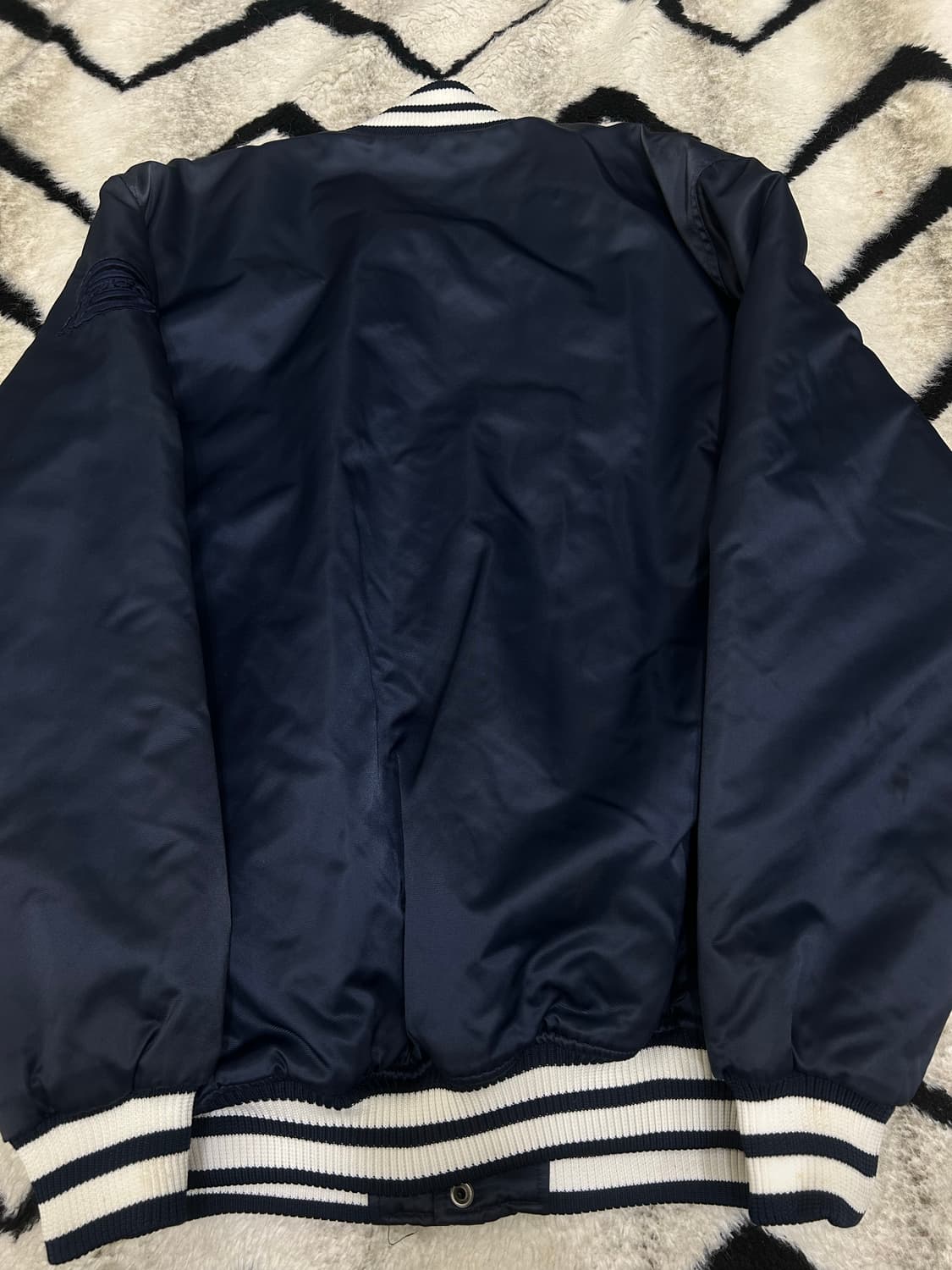 [M]디키즈 오버핏 빅로고 스타디움 자켓/네이비/이염 상품이미지5