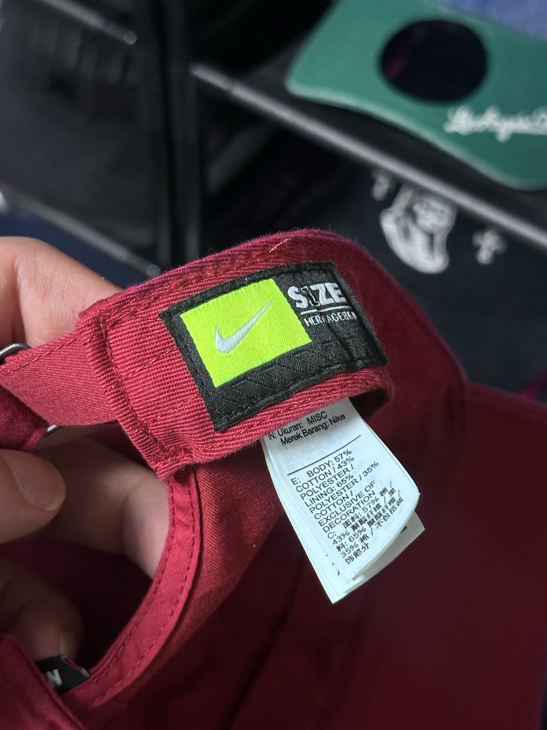 Nike 헤리티지 86 레트로 테니스 Box Logo 볼캡  상품이미지5