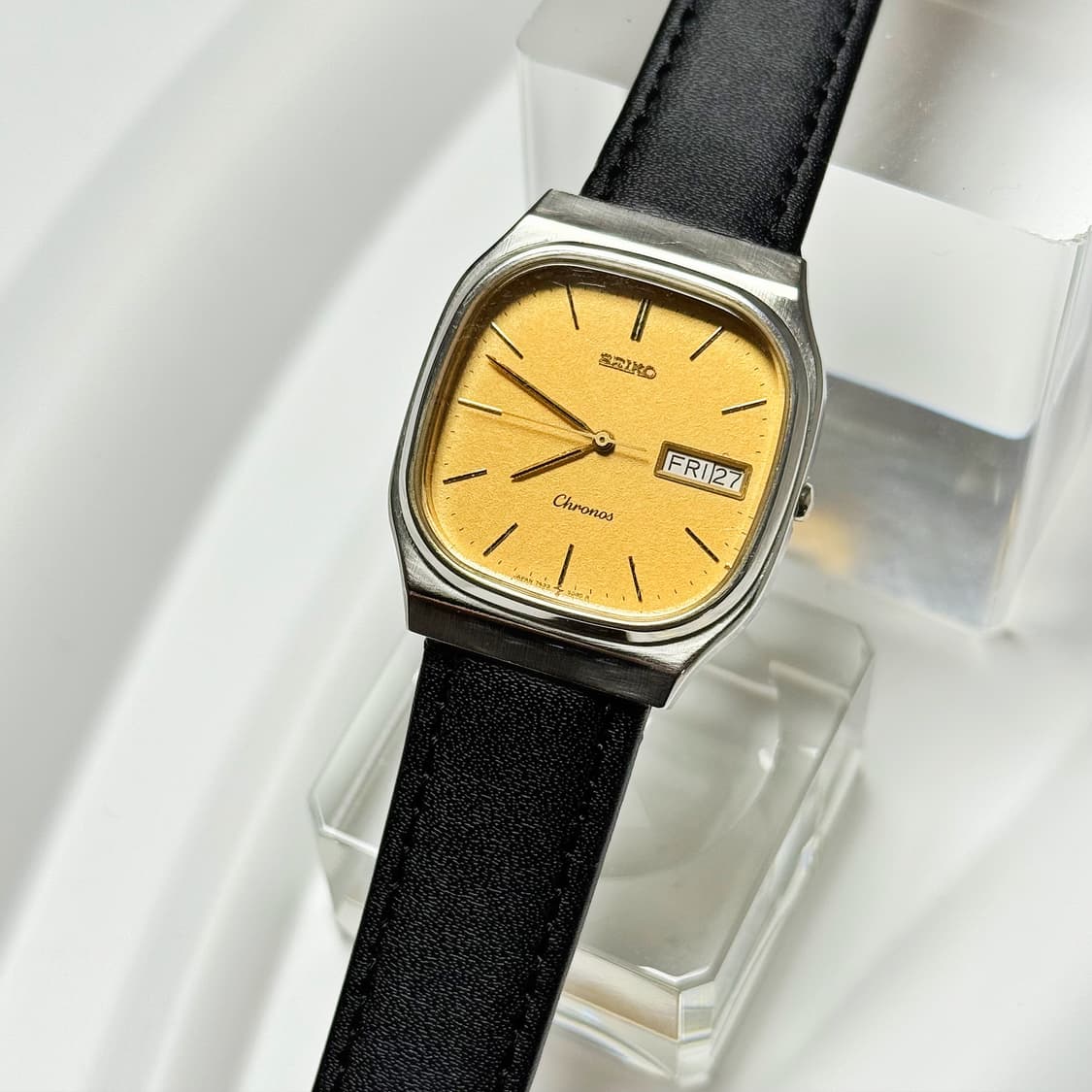 90s00s 빈티지 세이코 스피릿 텍스처 데이데이트 워치 상품이미지3