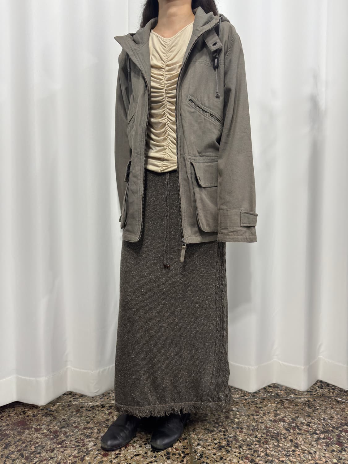 knit long skirt 상품이미지7