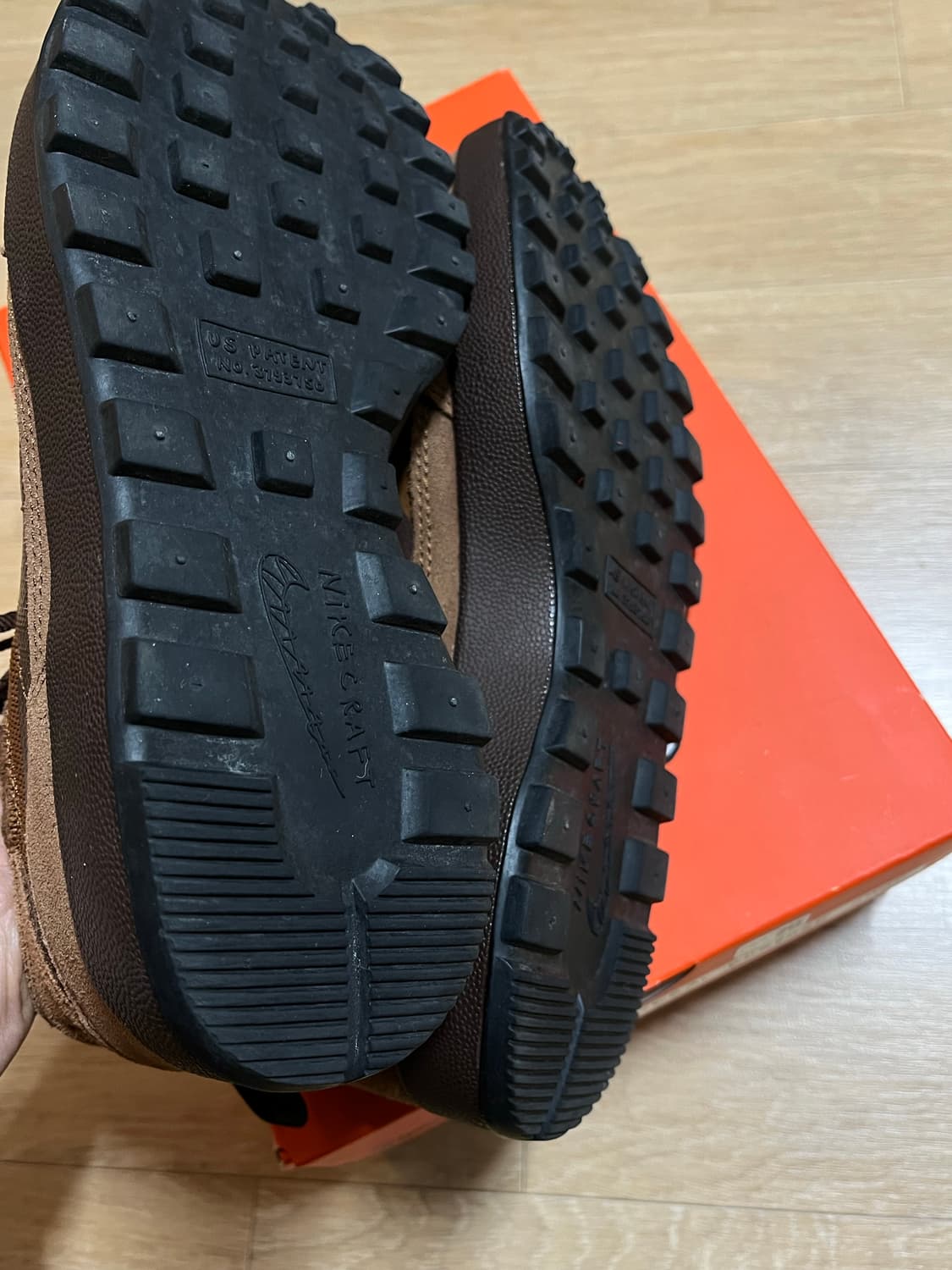 신품급 나이키 톰삭스 브라운 275 280 상품이미지6