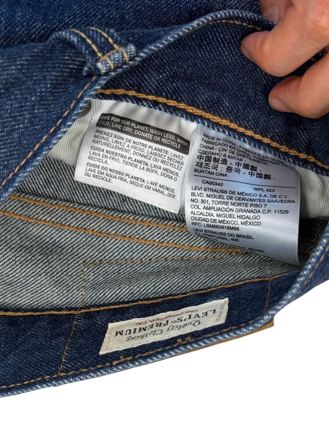 리바이스 501 93년도 복각 셀비지 데님팬츠 (31) 상품이미지8