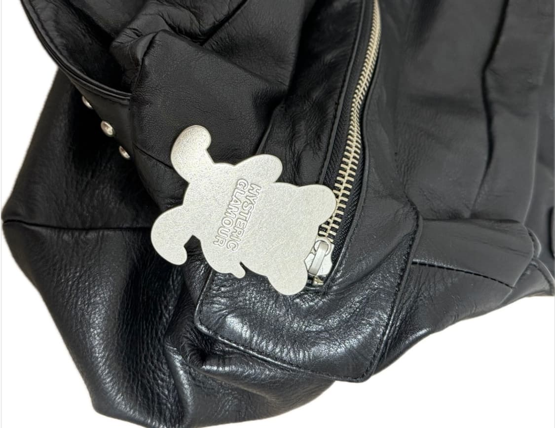 히스테릭글래머 빈티지 스터드 레더백  상품이미지4