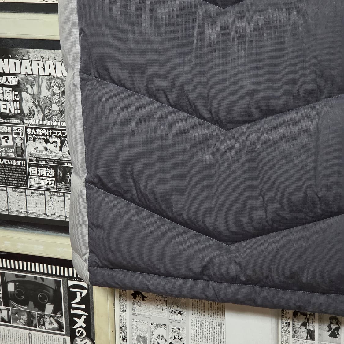 나이키 그레이 덕다운 패딩 베스트 상품이미지8