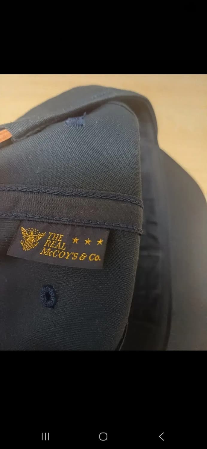 리얼맥코이 볼캡 네이비 상품이미지3