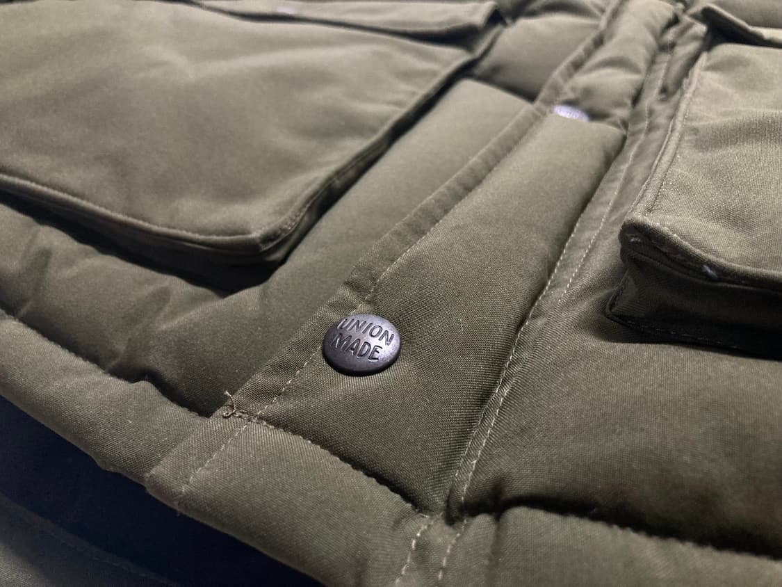 (거의 새것)유니폼브릿지 덕다운 마운틴 파카 패딩 100-105 상품이미지7