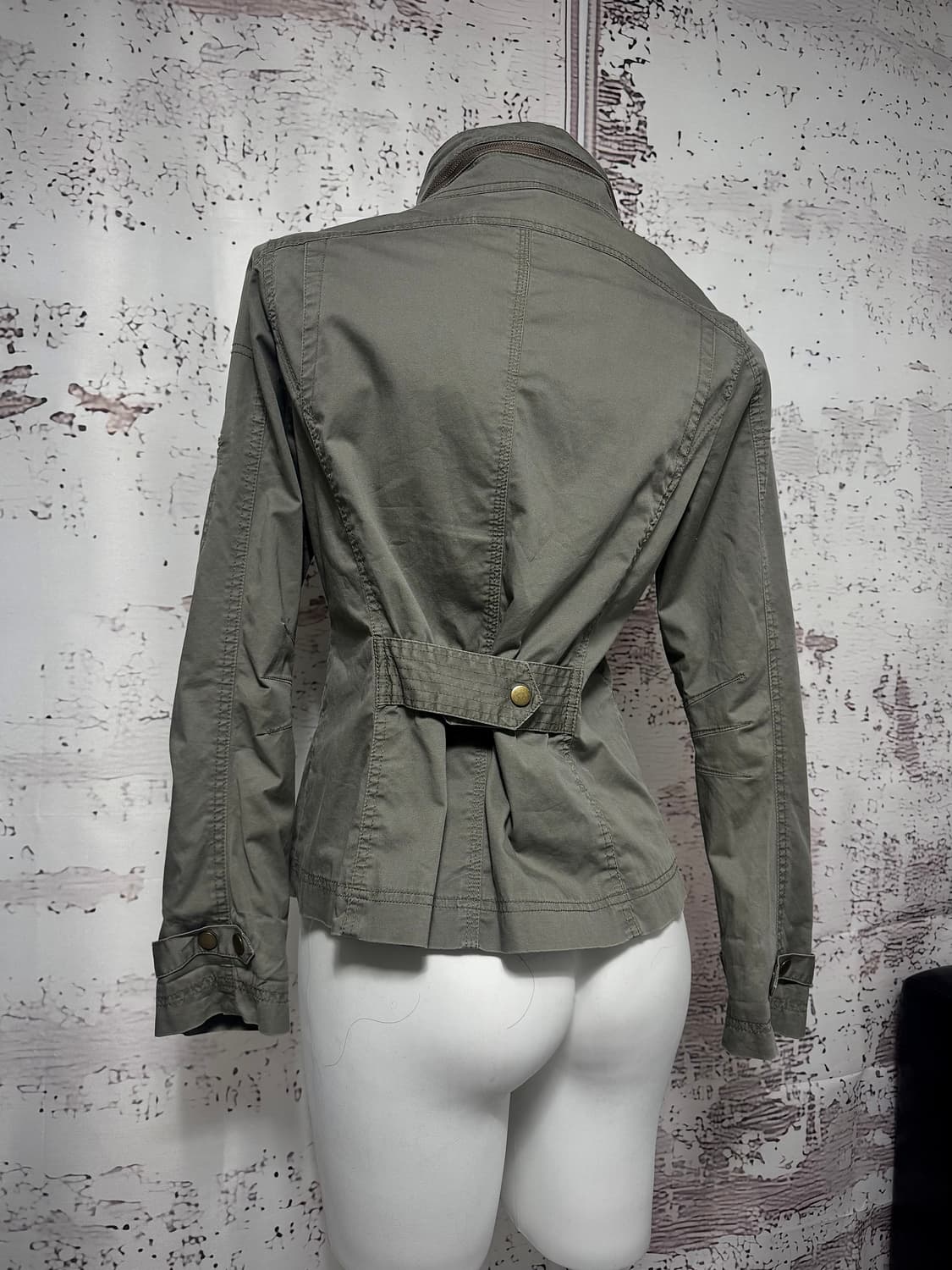 Khaki Cotton Field Jacket 상품이미지3