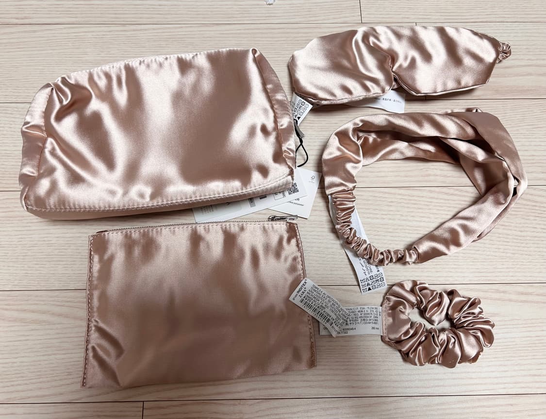 자라 새틴 파우치 액세서리 세트 새상품 상품이미지1