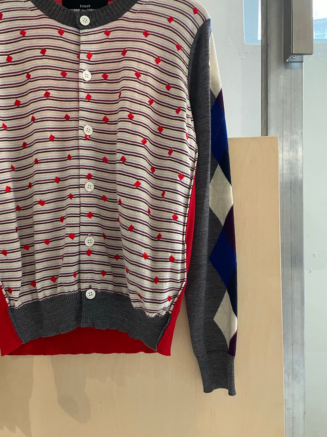 꼼데가르송 트리콧 가디건 상품이미지3