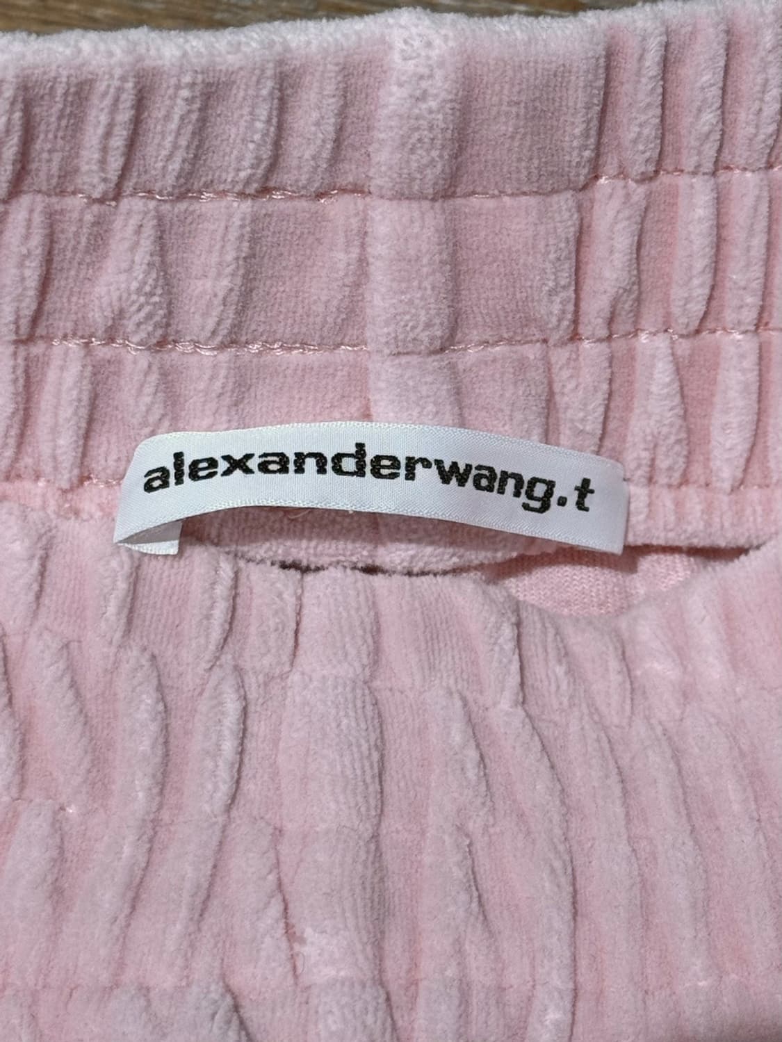알렉산더 왕 핑크 벨벳 큐빅 조거 팬츠 상품이미지7