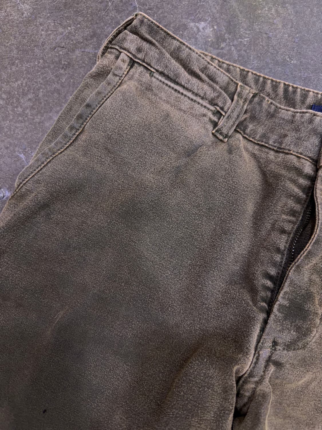 시리즈 빈티지 워싱 피그먼트 스트레이트 팬츠 86 사이즈 34 상품이미지4