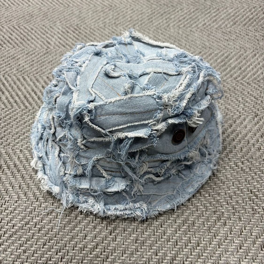 빈티지 데님 패치워크 버킷햇 v1825 상품이미지1