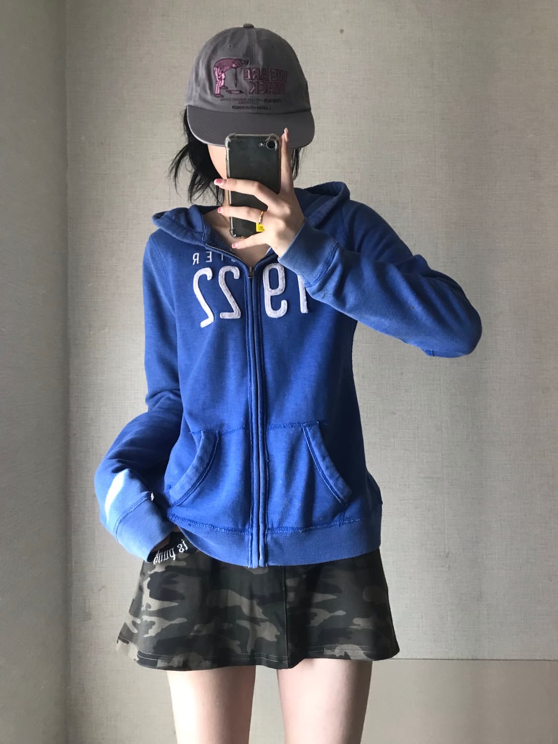 홀리스터 블루 후드집업 상품이미지2